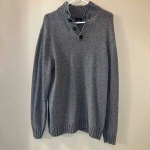 Old Navy Thick Warm Button Up Pullover Sweater